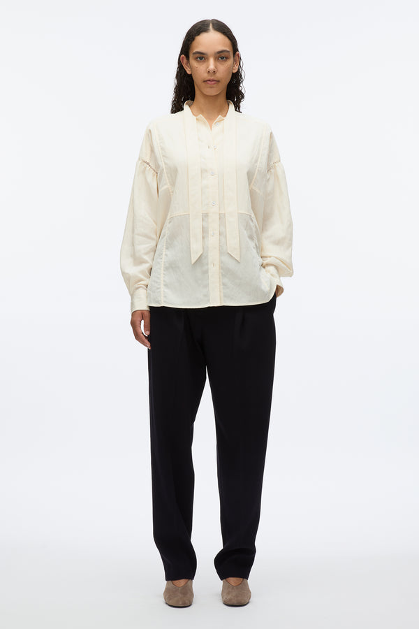 3.1 phillip lim Tie Neck Blouse PARCHMENT