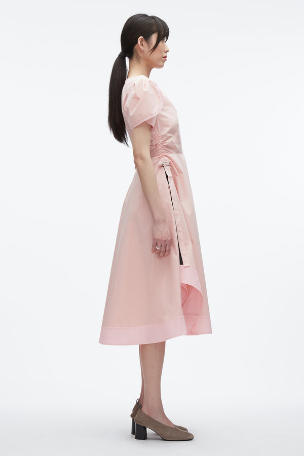 3.1 Phillip Lim Tulip Sleeve V-Neck Dress BLACK