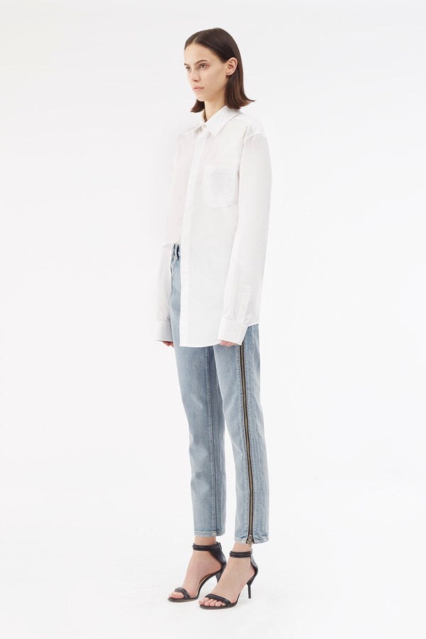 3.1 Phillip Lim Zippered Denim Pant INDIGO