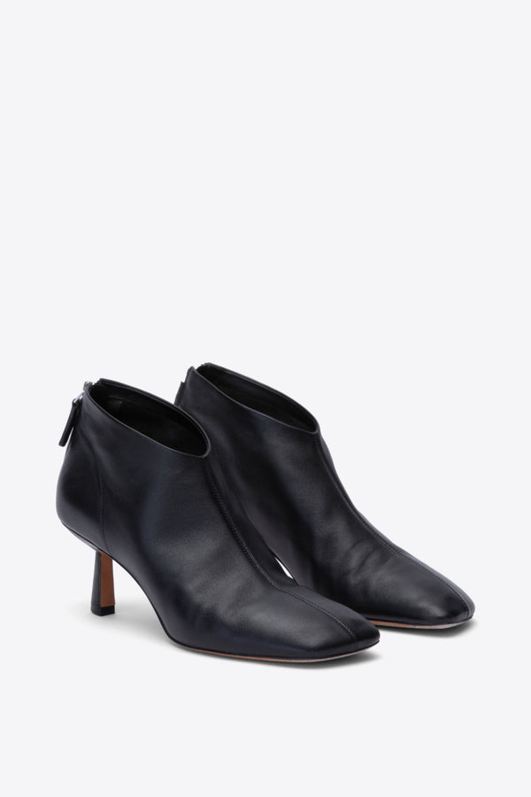 3.1 Phillip Lim Black ID Glove Bootie 65mm Tear Drop Heel BLACK