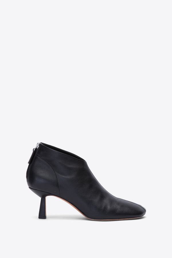 3.1 phillip lim Black ID Glove Bootie 65mm Tear Drop Heel BLACK