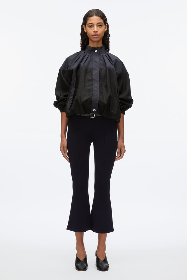 3.1 Phillip Lim Blouson Track Combo Jacket BLACK-MIDNIGHT