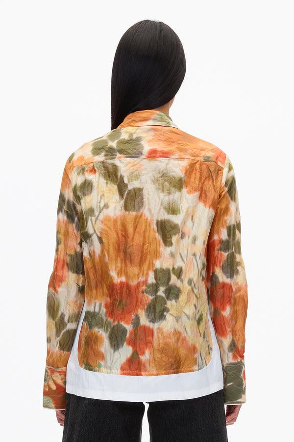 3.1 Phillip Lim Blurred Marigold PJ Shirt MARIGOLD MULTI