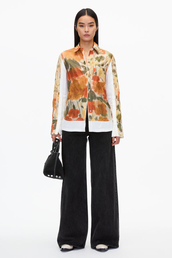 3.1 phillip lim Blurred Marigold PJ Shirt MARIGOLD MULTI