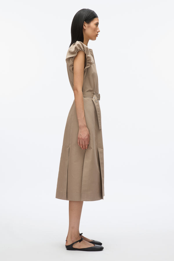 3.1 Phillip Lim Cloud Sleeve Shirt Dress STONE GREY
