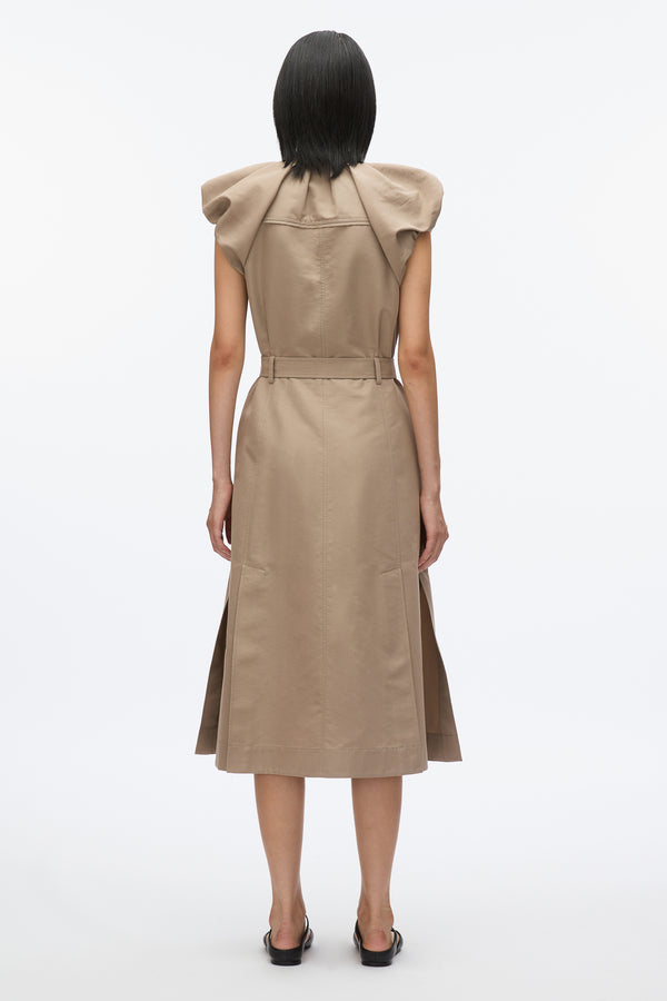 3.1 Phillip Lim Cloud Sleeve Shirt Dress STONE GREY