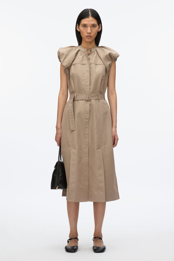 3.1 phillip lim Cloud Sleeve Shirt Dress STONE GREY