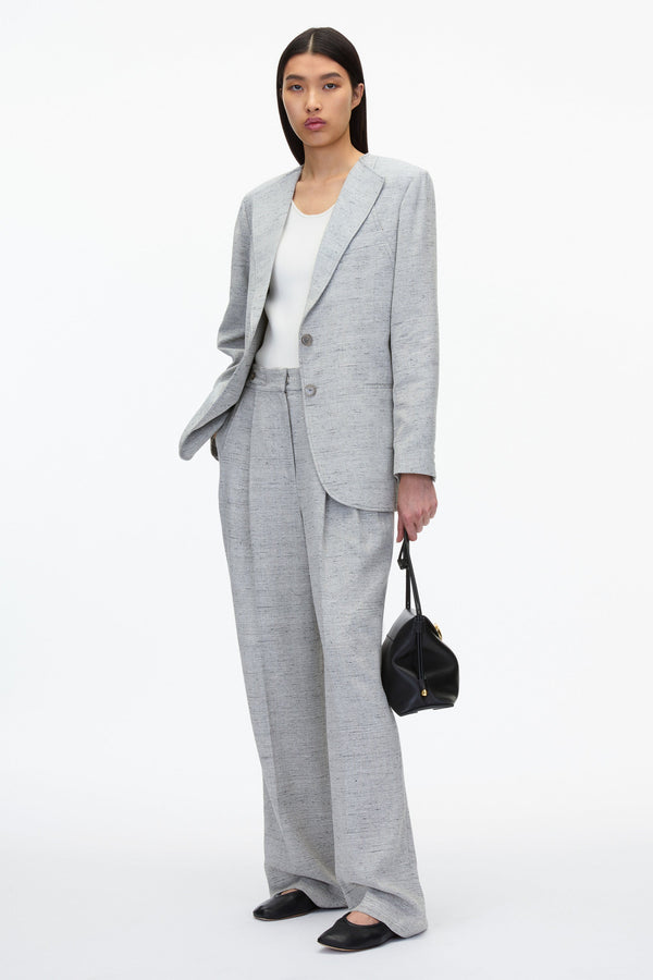 3.1 phillip lim Collarless Relaxed Blazer CLOUD GREY