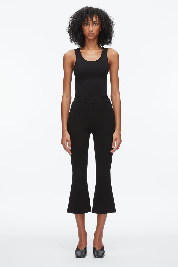 3.1 Phillip Lim Compact Cropped Kickflare Pant BLACK