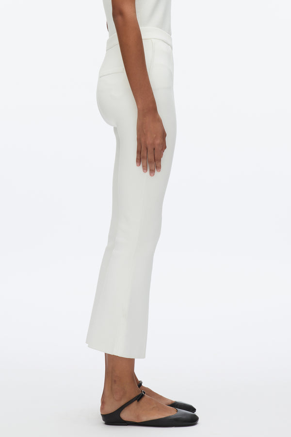 3.1 Phillip Lim Compact Cropped Kickflare Pant IVORY