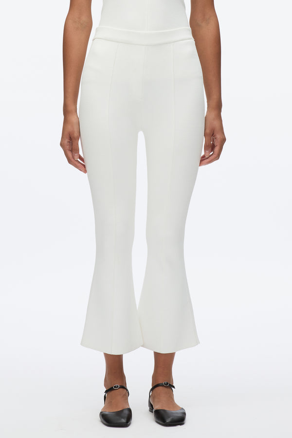 3.1 Phillip Lim Compact Cropped Kickflare Pant IVORY