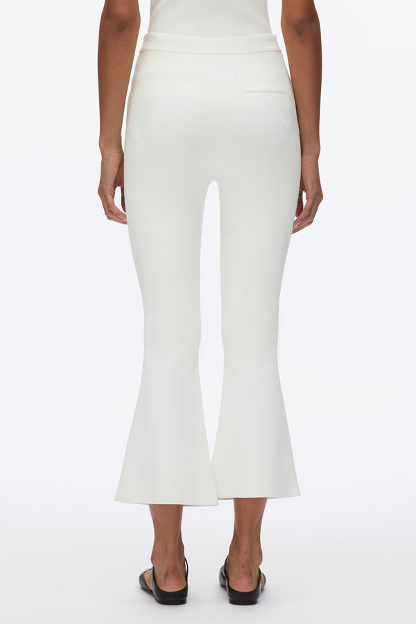 3.1 Phillip Lim Compact Cropped Kickflare Pant IVORY