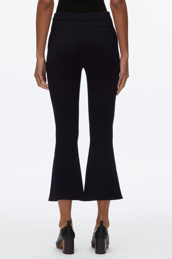 3.1 Phillip Lim Compact Cropped Kickflare Pant MIDNIGHT