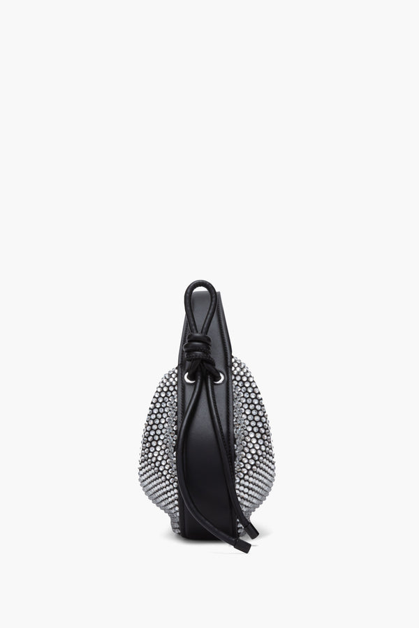 3.1 Phillip Lim Crystal Embellished Origami Mini Bag BLACK