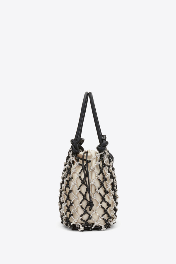 3.1 Phillip Lim Crystal Macrame Mini Sac SILVER MULTI