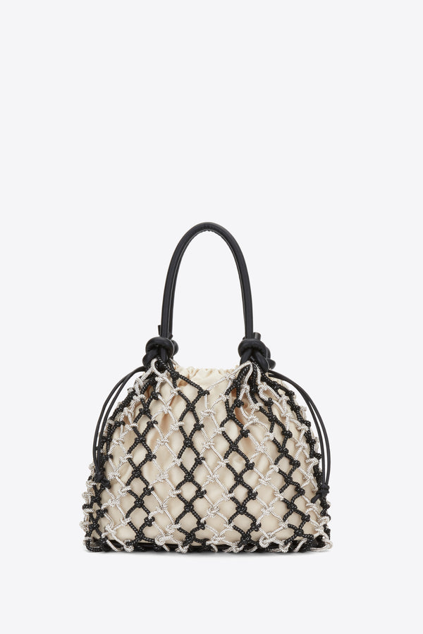 3.1 Phillip Lim Crystal Macrame Mini Sac SILVER MULTI