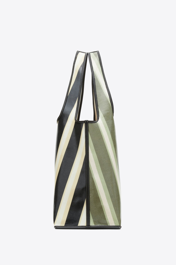 3.1 Phillip Lim Dual Stripe Market Tote THYME MULTI