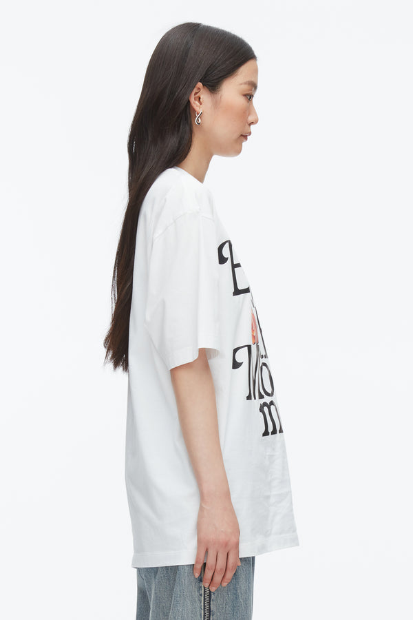 3.1 Phillip Lim Enjoy The Moment Oversized Tee WHITE MULTI