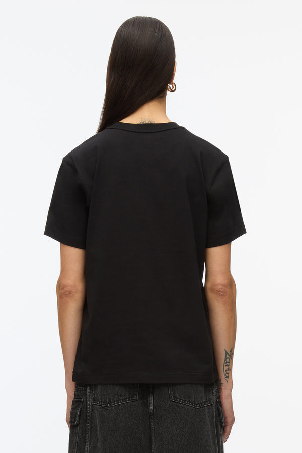 3.1 Phillip Lim I Lov'd You Embroidered Tee BLACK MULTI