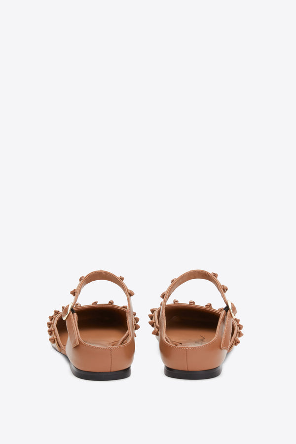 3.1 Phillip Lim ID Mary Jane Flat With Leather Craft CAMEL