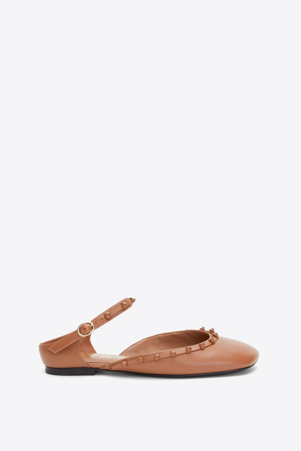 3.1 phillip lim ID Mary Jane Flat with Leather Craft CAMEL