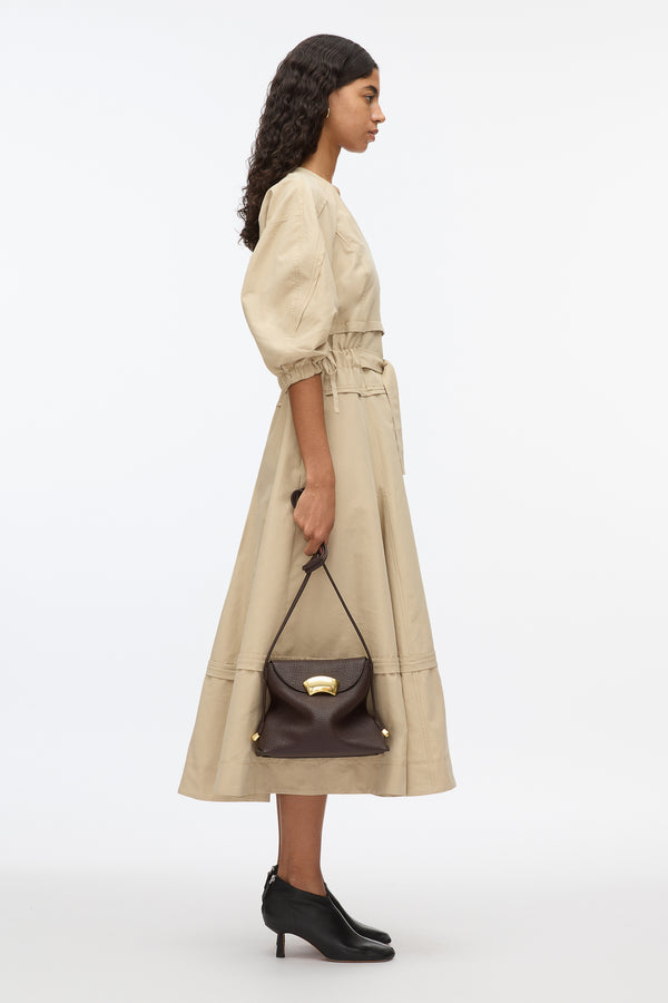 3.1 Phillip Lim ID Petite Soft Shoulder Bag DK CHOCOLATE