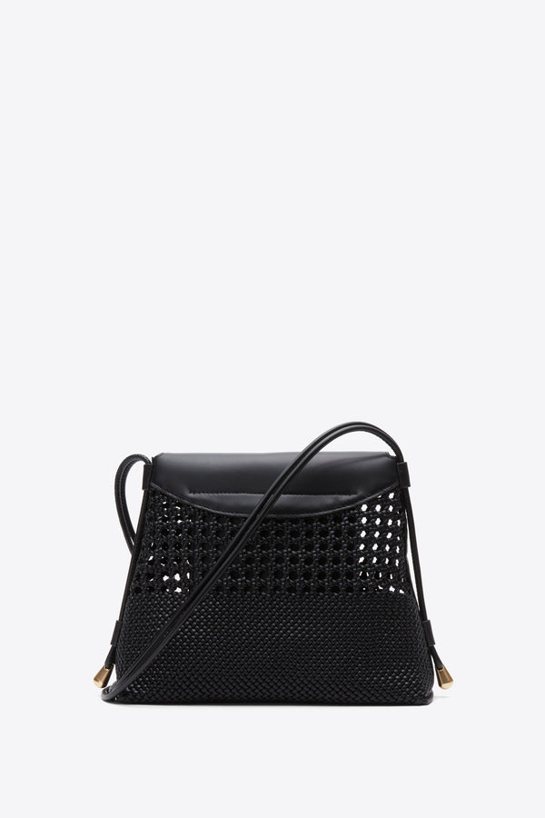 3.1 Phillip Lim ID Petite Soft Shoulder Bag With Macrame BLACK