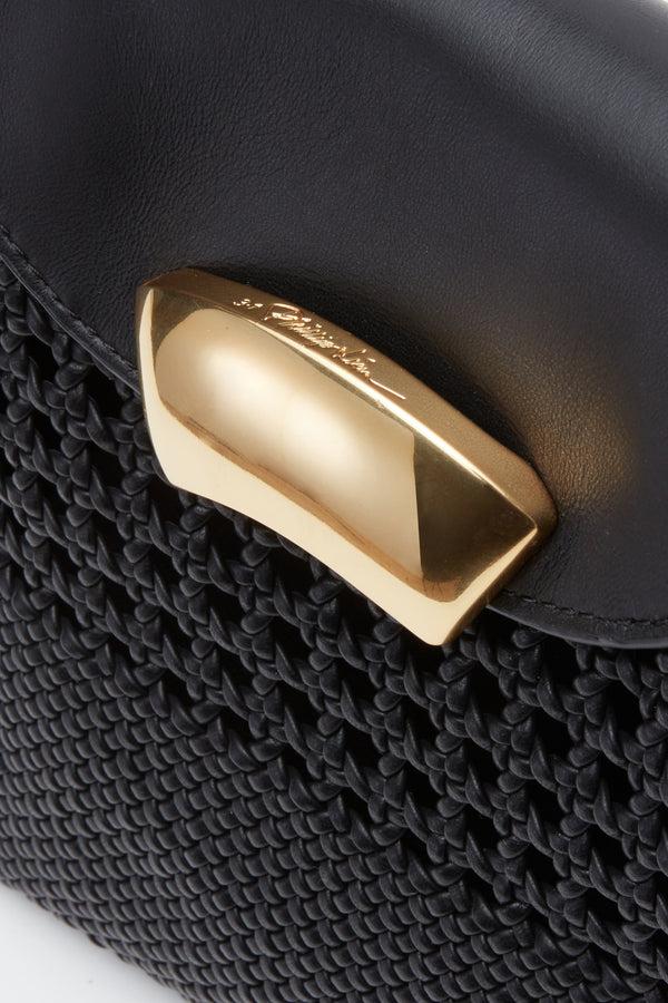 3.1 Phillip Lim ID Petite Soft Shoulder Bag With Macrame BLACK