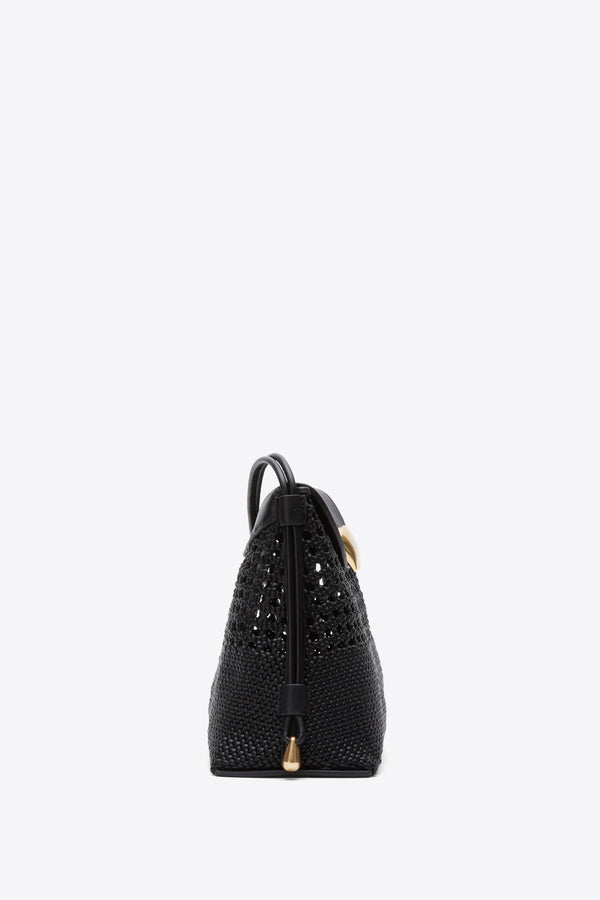 3.1 Phillip Lim ID Petite Soft Shoulder Bag With Macrame BLACK