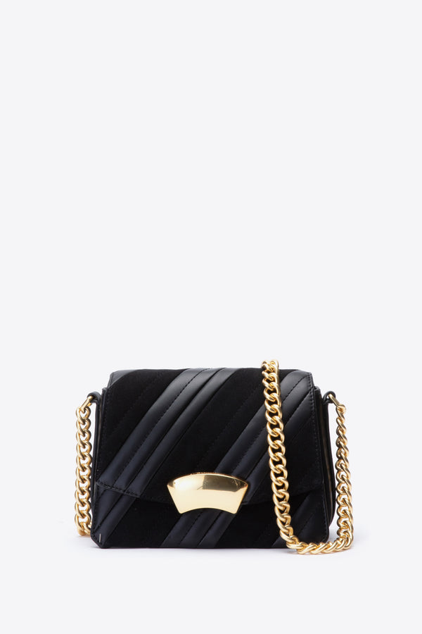 3.1 phillip lim ID Quilted Shoulder Bag with Chain BLACK