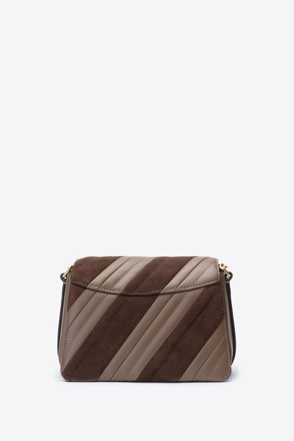 3.1 Phillip Lim ID Quilted Shoulder Bag With Chain PORTOBELLO-CHOCOLATE