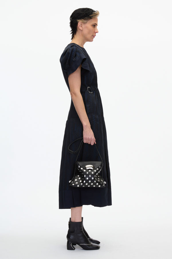 3.1 Phillip Lim Jacquard Petal Sleeve Midi Dress MIDNIGHT MULTI