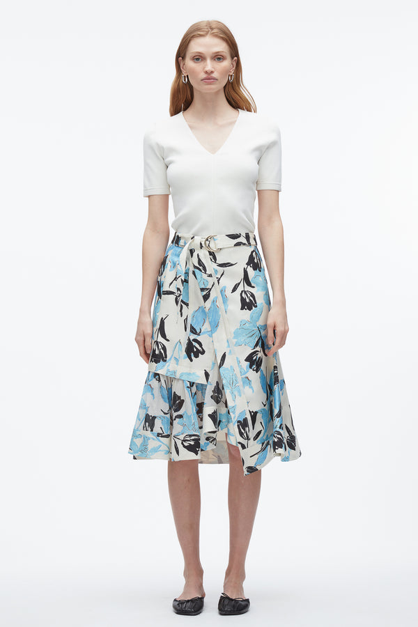 3.1 Phillip Lim Joyful Tulip Cargo Skirt IVORY MULTI