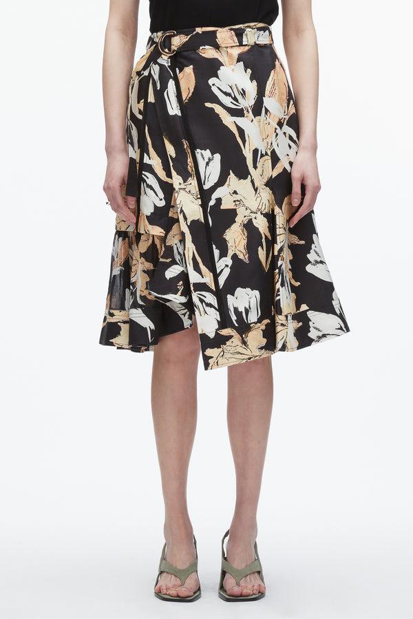 3.1 Phillip Lim Joyful Tulip Cargo Skirt MIDNIGHT MULTI