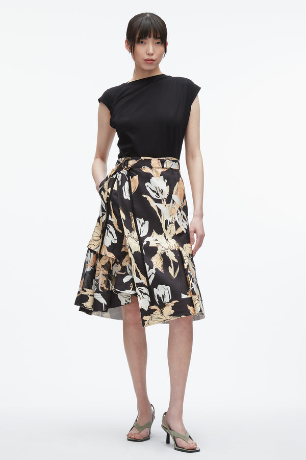 3.1 phillip lim Joyful Tulip Cargo Skirt MIDNIGHT MULTI