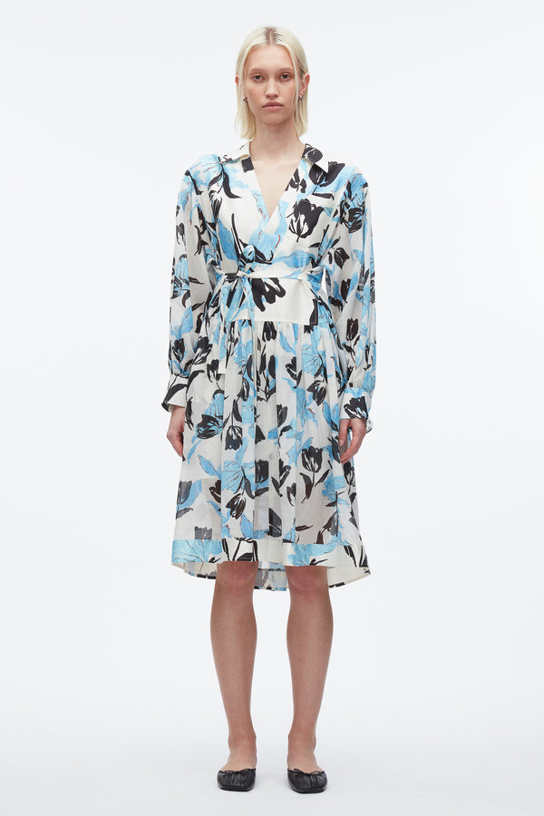 3.1 Phillip Lim Joyful Tulip Shirt Dress IVORY MULTI