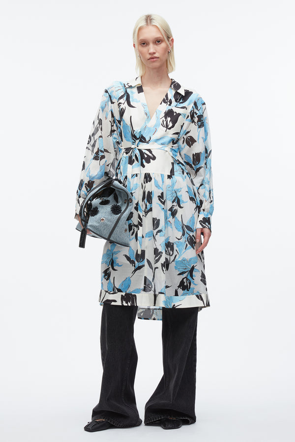 3.1 Phillip Lim Joyful Tulip Shirt Dress IVORY MULTI