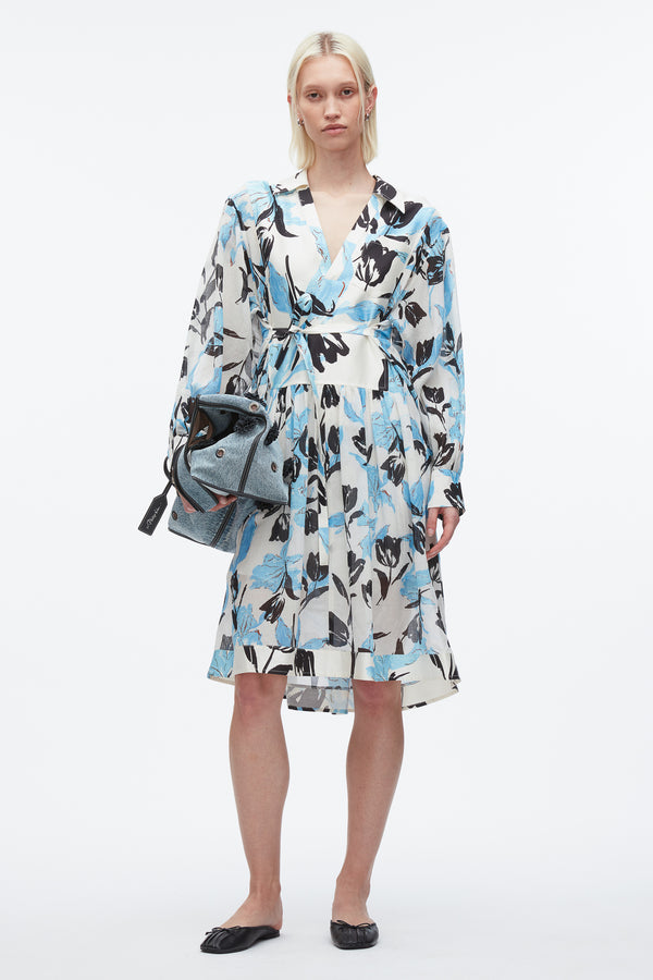 3.1 phillip lim Joyful Tulip Shirt Dress IVORY MULTI