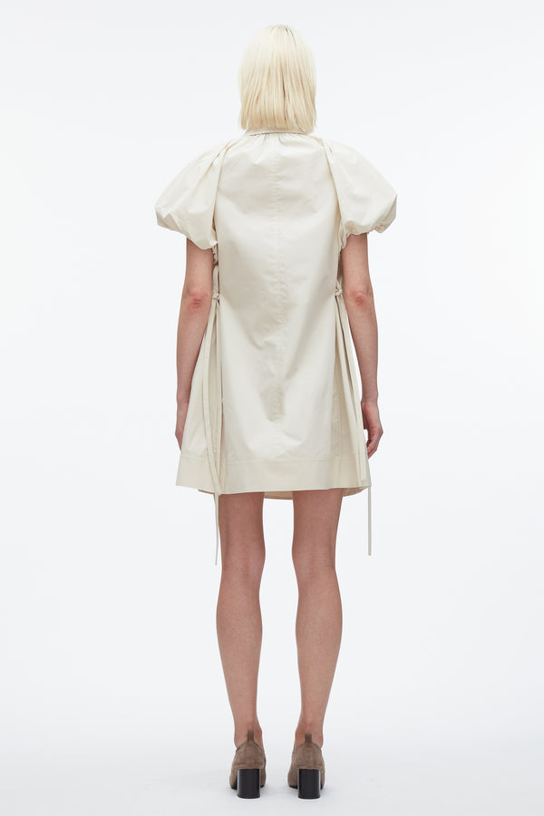 3.1 Phillip Lim Puff Sleeve Short Shirt Dress STONE