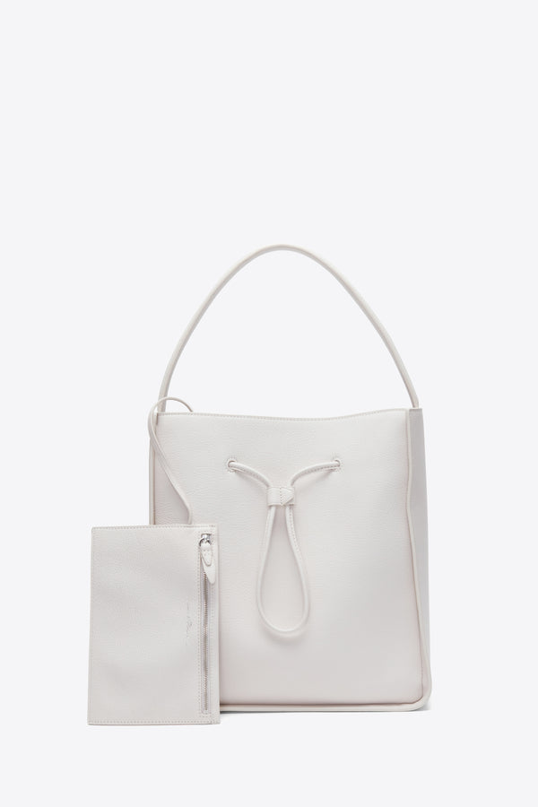 3.1 Phillip Lim Soleil Large Bucket Drawstring CEMENT