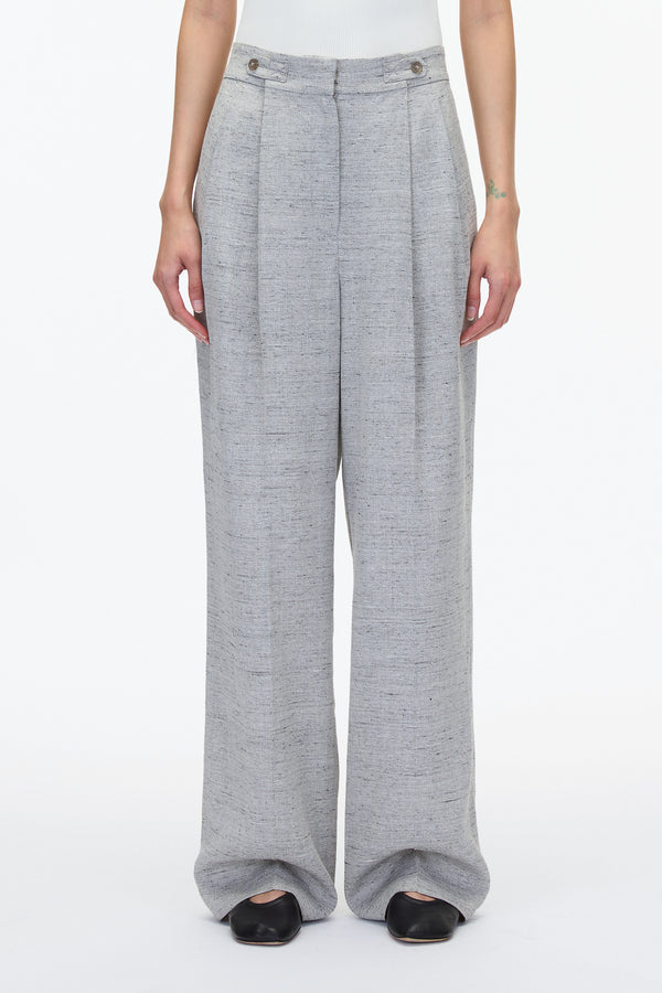 3.1 Phillip Lim Wide Leg Pleated Trouser CLOUD GREY