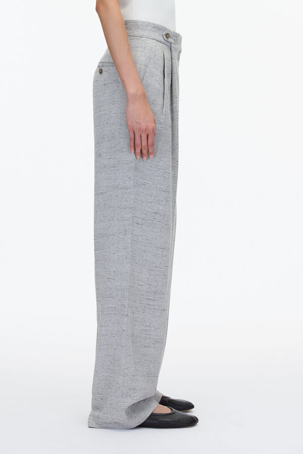 3.1 Phillip Lim Wide Leg Pleated Trouser CLOUD GREY
