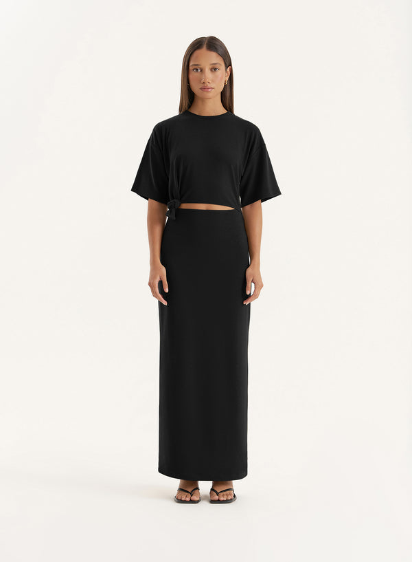 4th & reckless Black Cut Out Maxi Dress- Summer