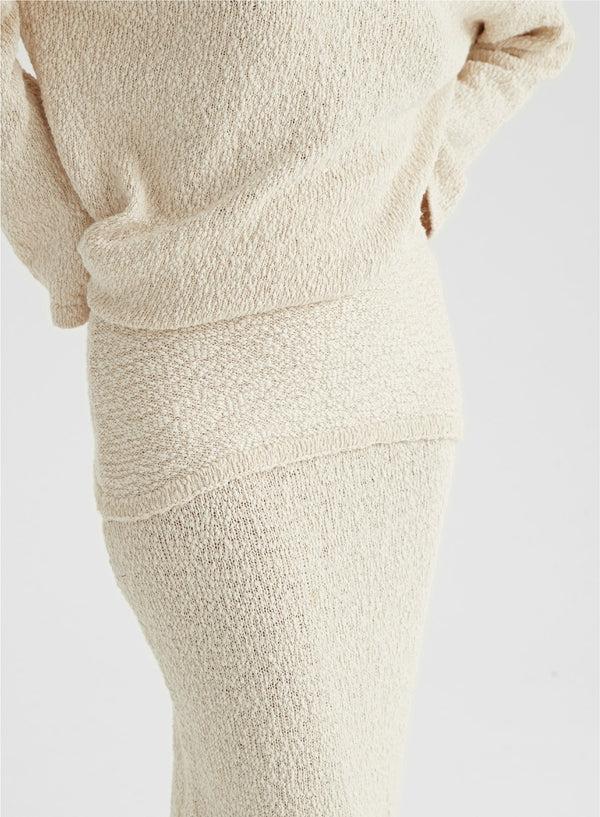 4th & Reckless Cream Boucle Knit Skirt - Rocha