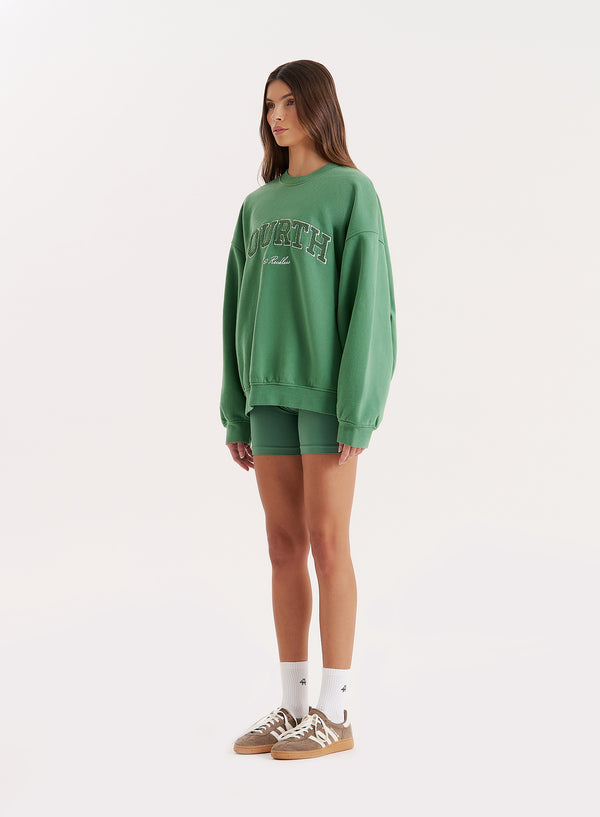 4th & Reckless Green Fourth Branded Sweatshirt- Leon