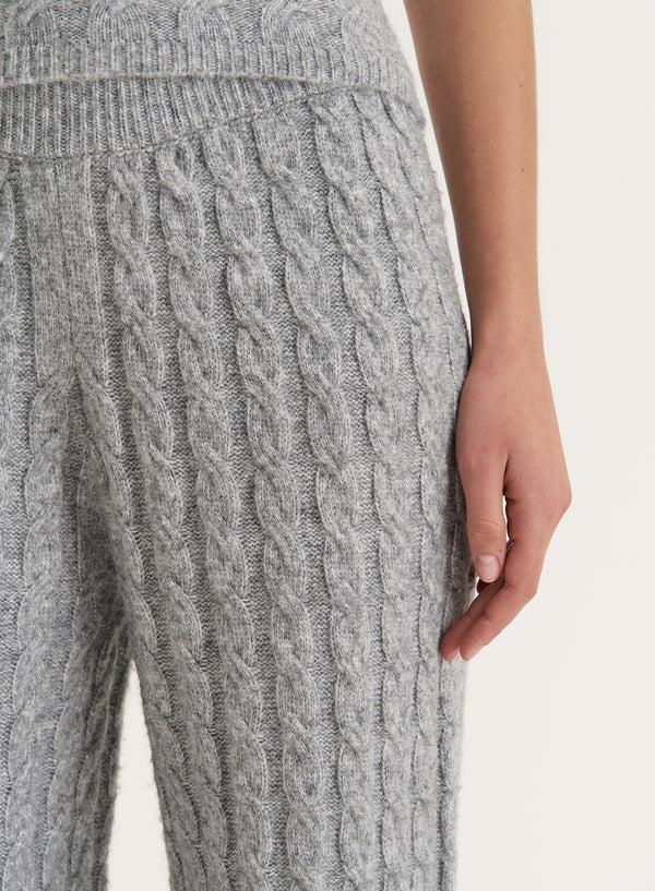 4th & Reckless Grey Knitted Trouser- Janina