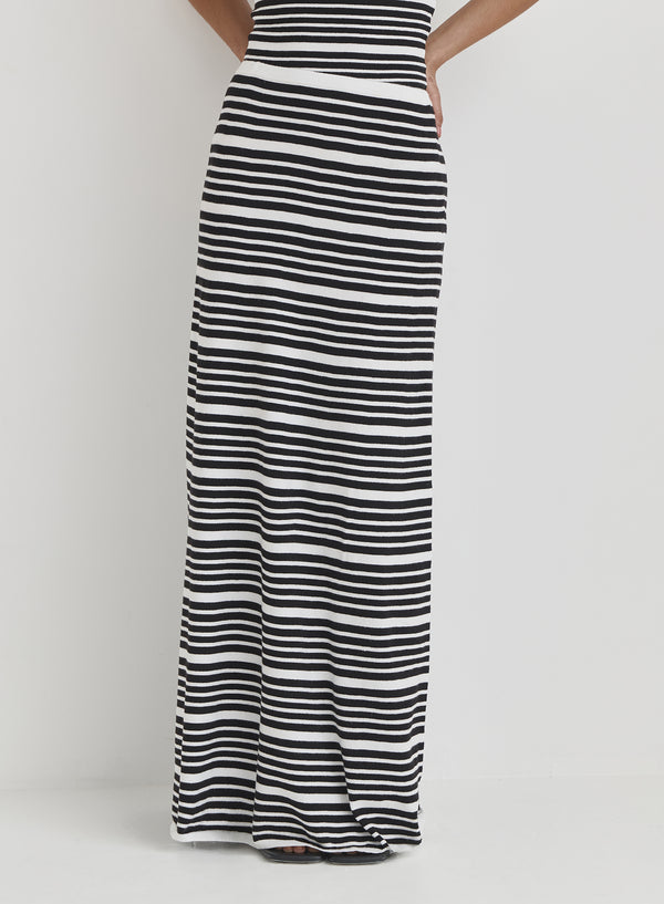 4th & Reckless Multi Stripe Maxi Skirt- Eva