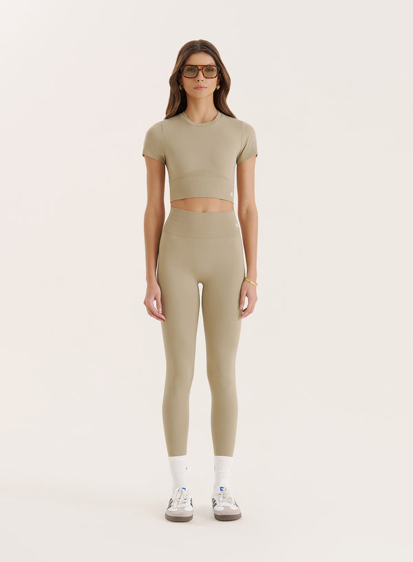 4th & Reckless Sage Seamless Gym Crop Top- Brogan