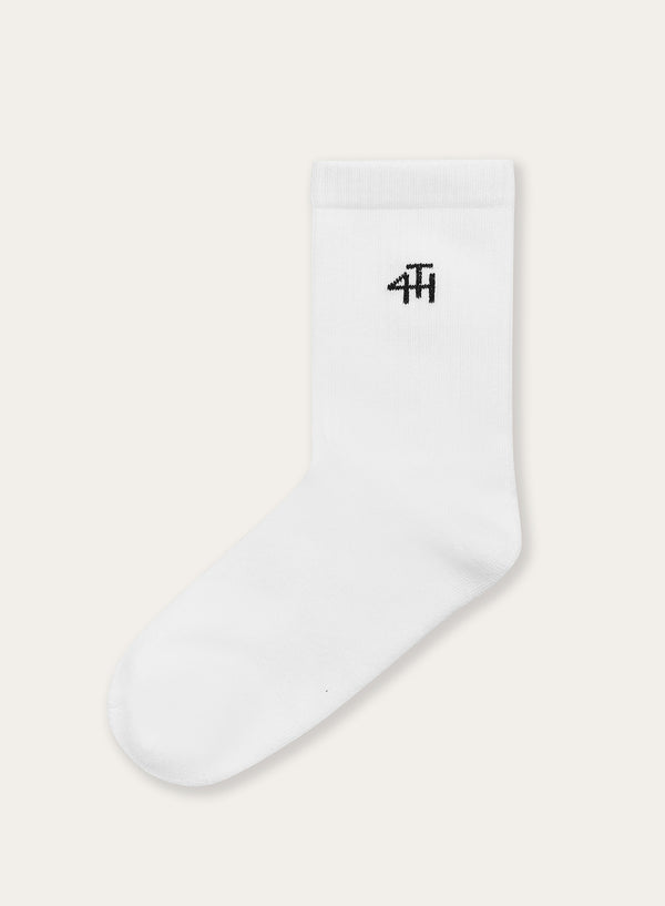 4th & reckless White 4th Branded Single Pack Socks