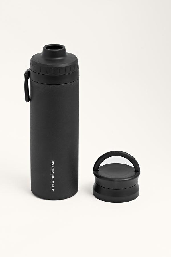 4th & Reckless Black 4th Sport Shaker Water Bottle- 700ml